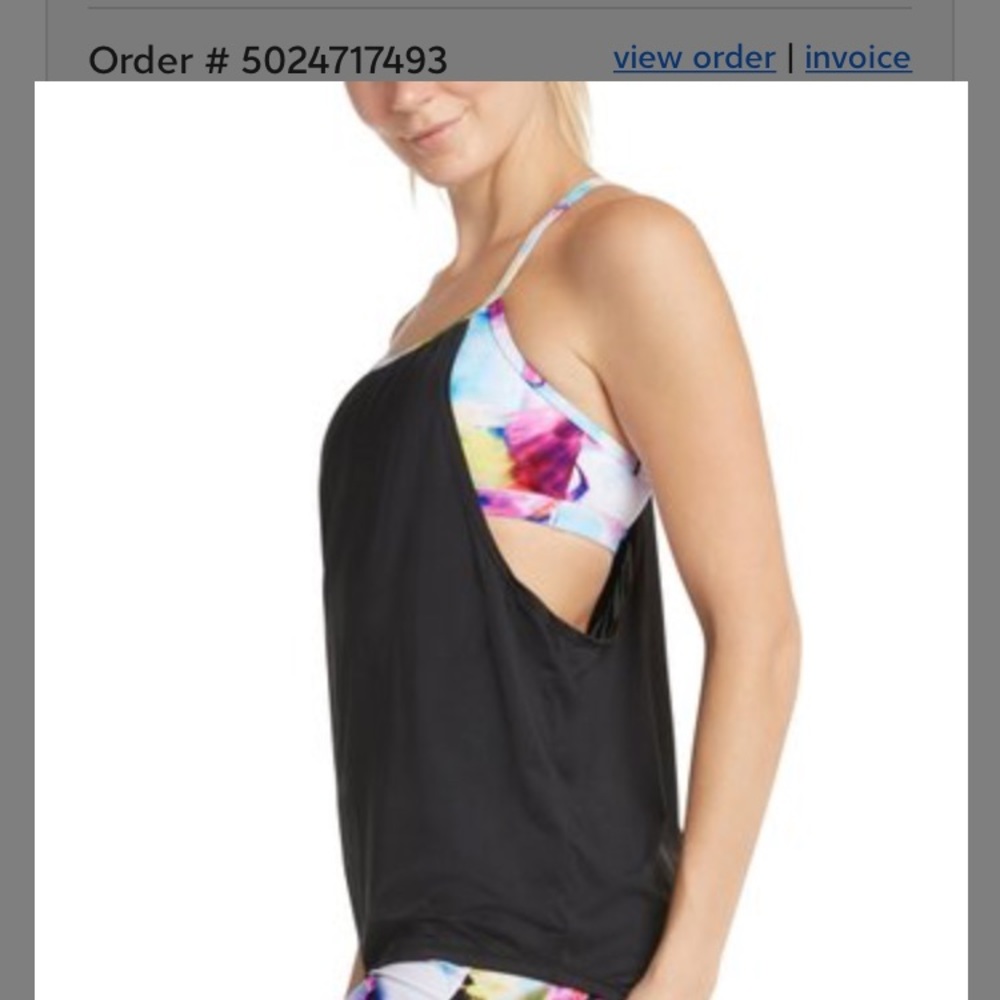 Sports bra tankini